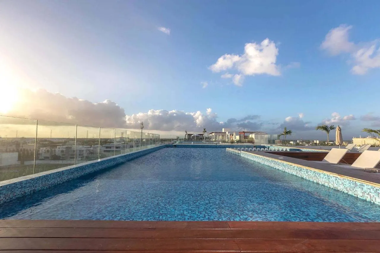 Feriehus One Br Great Location, Large Roof Pool With Beautiful Views, Gym Included! Villa Playa del Carmen Mexico